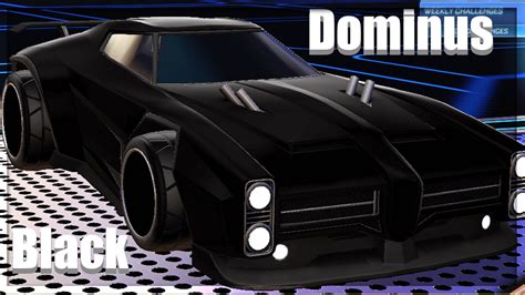 Black Dominus Rocket League 